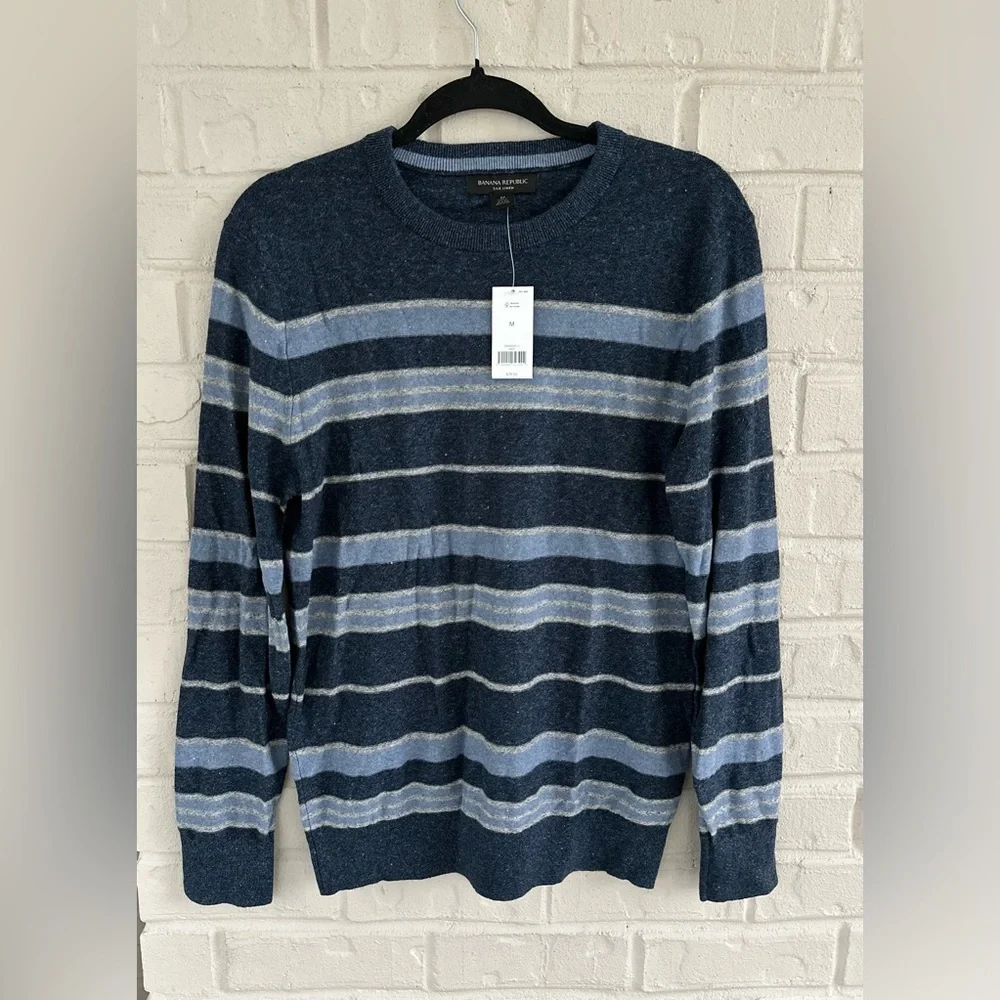 Banana Republic Silk Linen Crew Neck Sweater